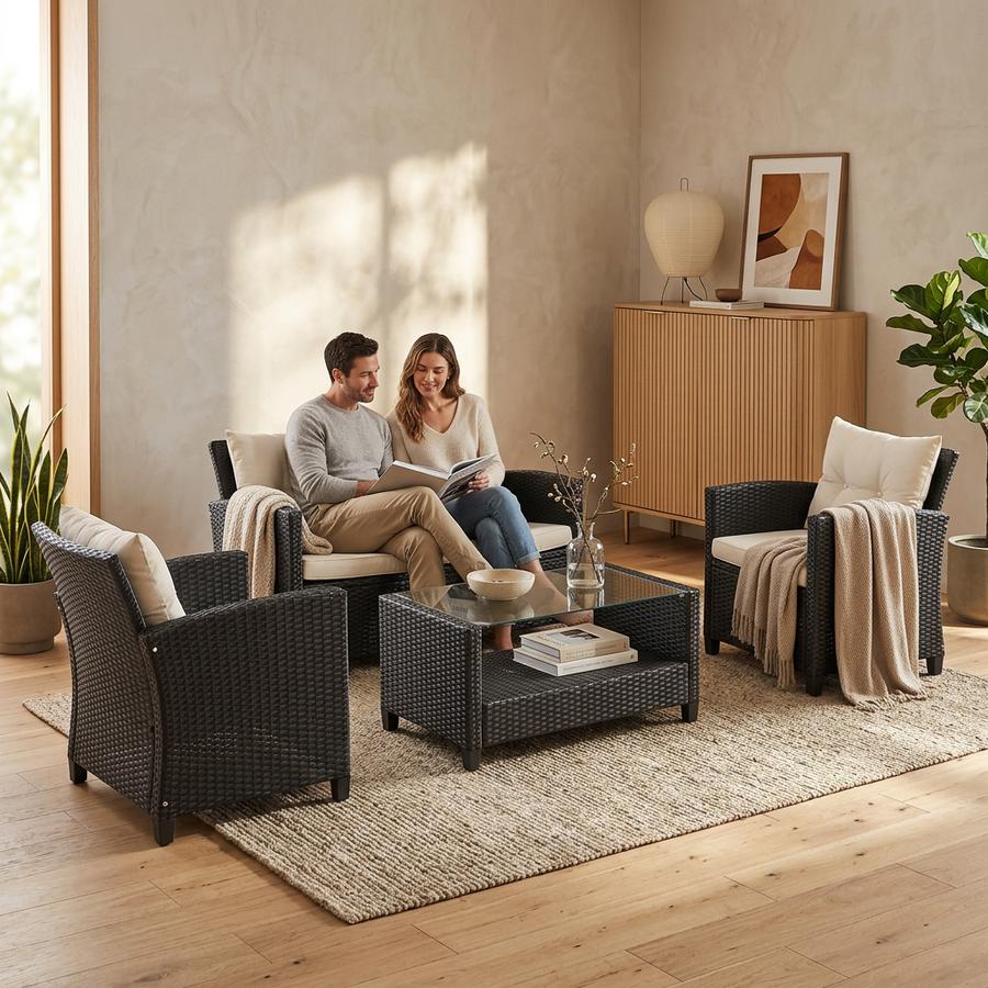 Hootata 4-Piece Patio Furniture Set